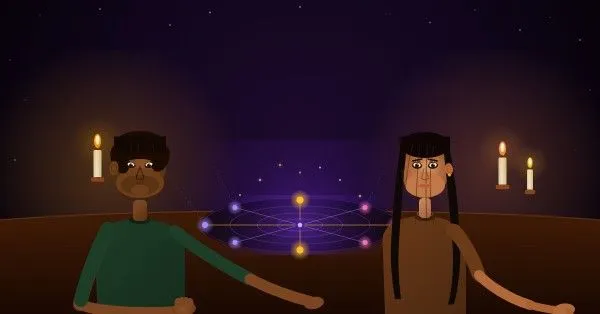 Destiny Matrix compatibility chart with soulmate numerology and spiritual alignment.